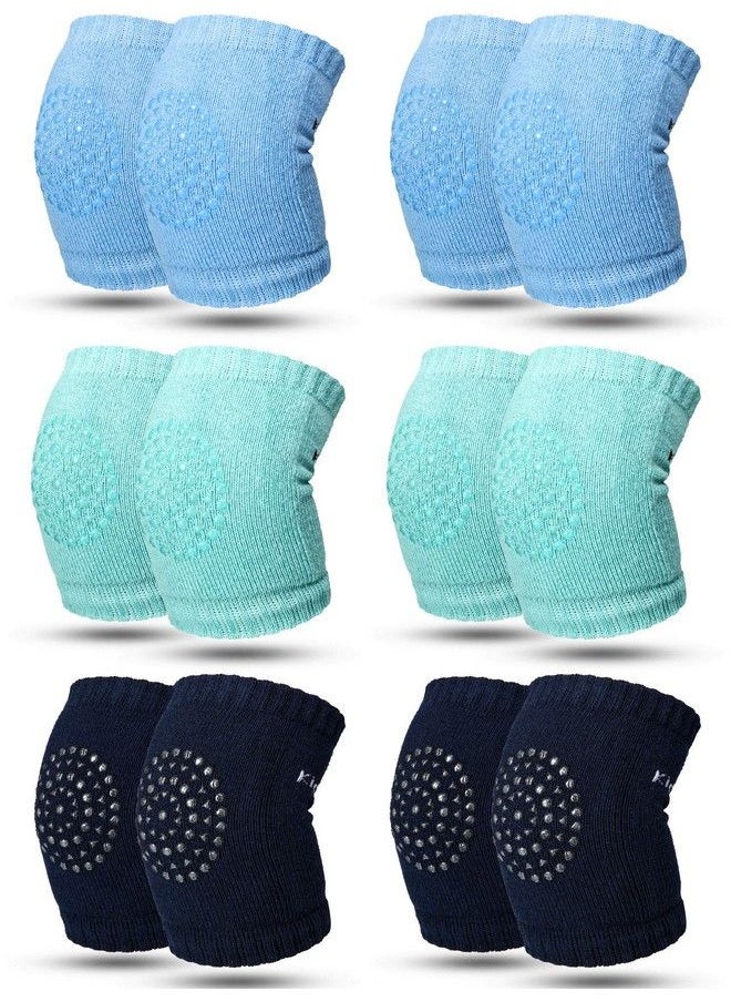 6 Pairs Crawling Knee Pads Anti Slip Baby Knee Protectors Toddlers Leg Warmers (Green Navy Blue Blue) - pzsku/Z1D5EE6AF179D48E0D7B3Z/45/_/1692273128/9b7ff23b-e26c-44e1-a47e-b5174da6ee16