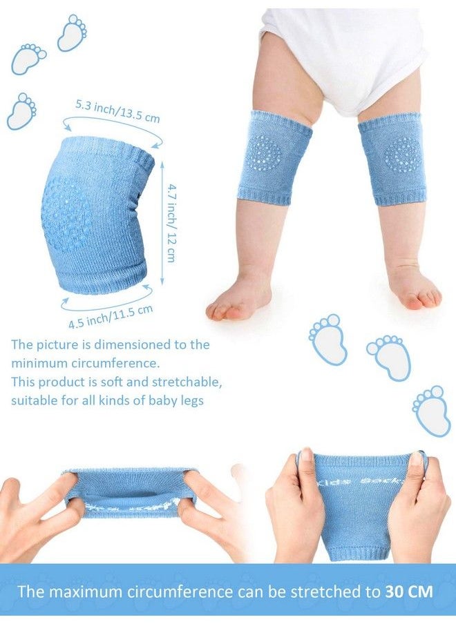 6 Pairs Crawling Knee Pads Anti Slip Baby Knee Protectors Toddlers Leg Warmers (Green Navy Blue Blue) - pzsku/Z1D5EE6AF179D48E0D7B3Z/45/_/1692273441/df35328e-290f-40fe-a929-e6123340e084