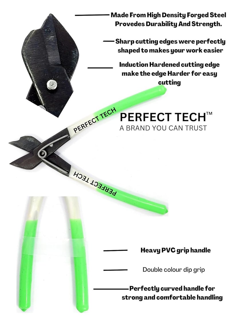 PERFECT TECH Jewellery Making Tool Cutter Plier | Wire Cutter Plier Set | Professional & Home Use Multipurpose | Wire & Plastic Cutting Repair Model Making & Hobby Crafts DIY (325-7-SC) - Image 3