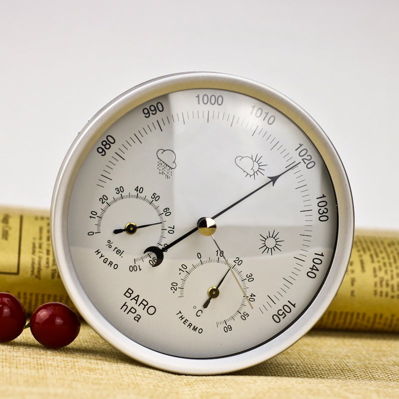Home Weather Combination Thb Atmospheric Pressure And Humidity Meter Temperature Sunny And Rain Watch - Image 5