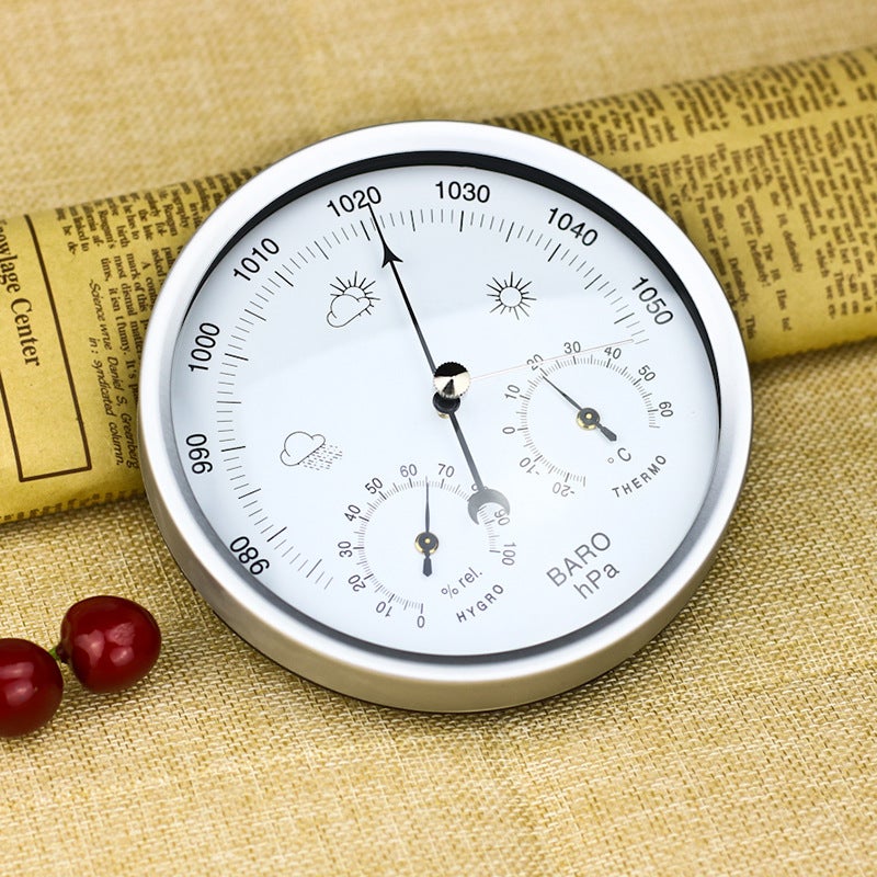 Home Weather Combination Thb Atmospheric Pressure And Humidity Meter Temperature Sunny And Rain Watch - Image 4