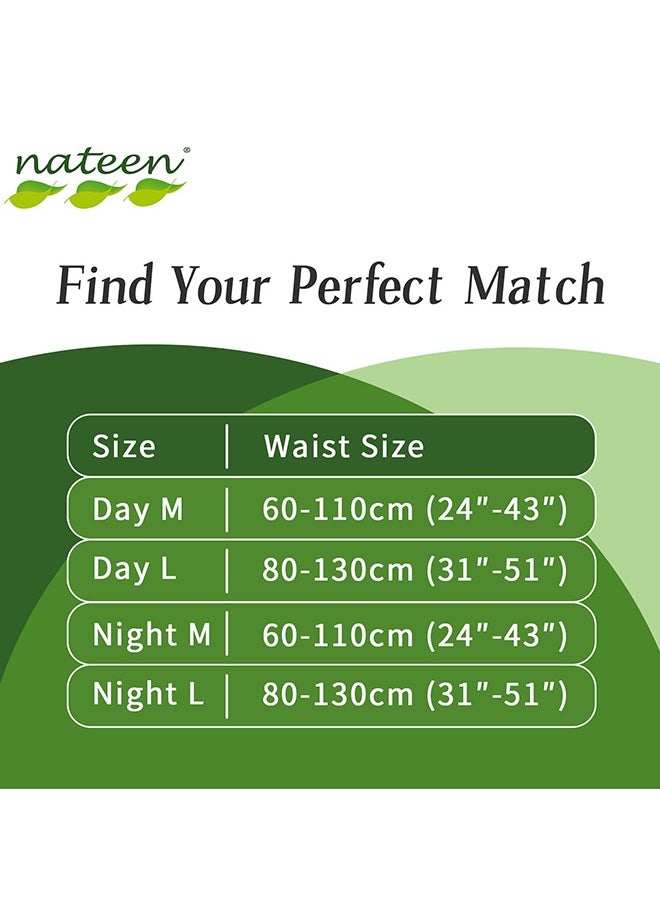 nateen Hospeen Adult Diapers,Period Pants for Sanitary Protection,Medium,Waist Size 60-110cm,10 Count Night Unisex Adult Pull Ups,Panty Style Sanitary Pads for Women,Super Soft Fit  - Image 4