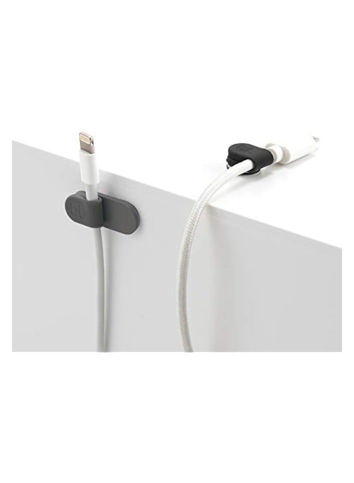 بلو لاونج ربطة كابل مغناطيسي BlueLounge MAGDROP - غلاف كابل مغناطيسي من النيوديميوم مع شريط 3M، يعمل مع معظم كابلات الشحن، يتضمن لوحة قاعدة للتقشير واللصق، يلتصق في أي مكان - كبير - Image 1