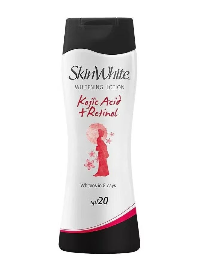 skin white Whitening Lotion with Kojic Acid + Retinol and SPF20 200ml