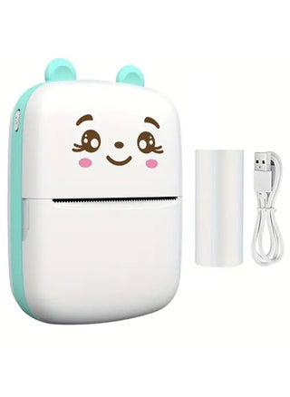 Portable Printer, Mini Pocket Printer, Mini Thermal Printer,200DPI Wireless Bluetooth BT 4.0 Photo Printer, Label Memo Receipt Paper Smart Printer with 1 Roll Thermal Paper - pzsku/Z1D5F930A775BCE62FE20Z/45/_/1718289591/8b73c64e-0aae-41bb-9d8d-1acde5aa9bed
