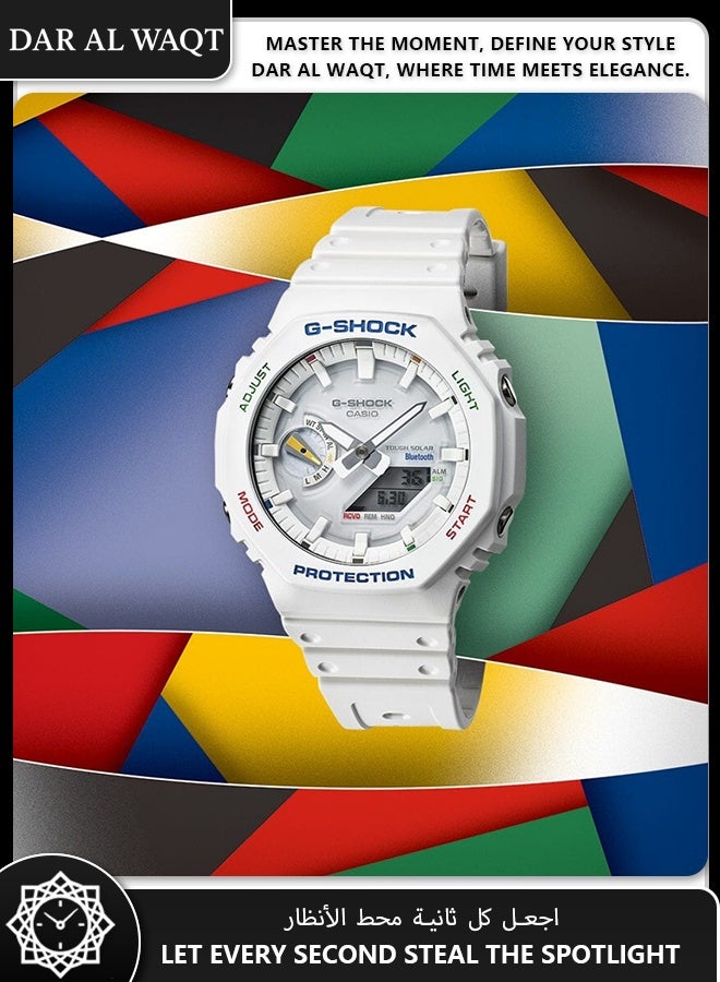 Casio G-Shock GA-B2100FC-7A Confetti Color Splash Edition - Bluetooth Solar Watch, Carbon Core Guard, Playful Multicolor Accents - Image 2