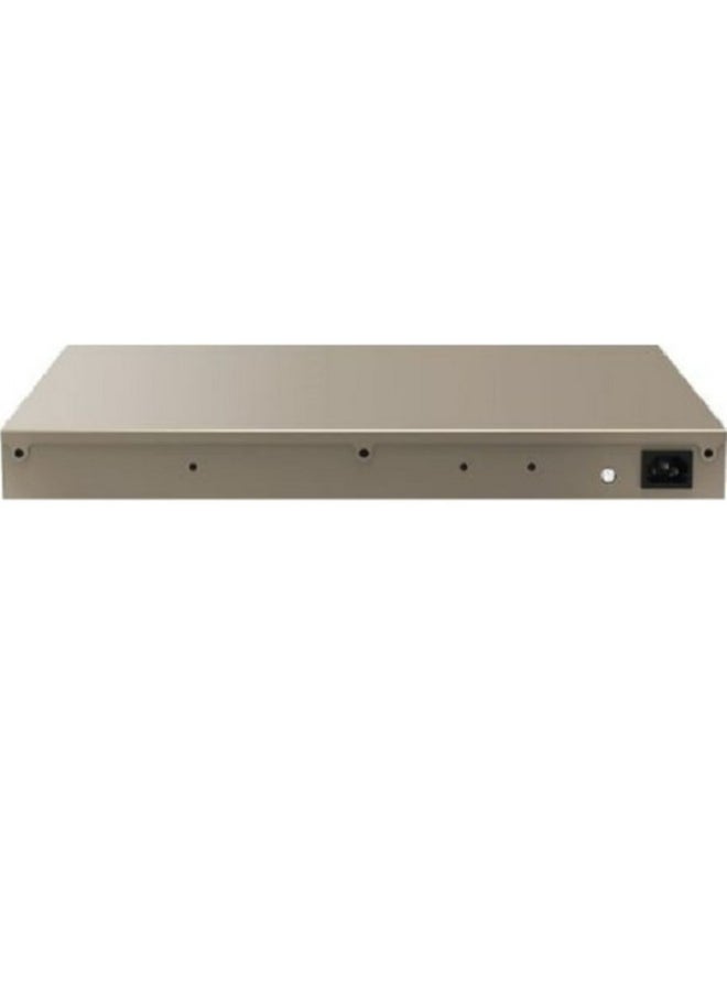 تيندا محول إيثرنت TEG1118P-16-250W 16GE+2SFP مع 16 منفذ PoE، سعة التبديل 36 بت في الثانية، جهد إدخال 100-240 فولت تيار متردد 50/60 هرتز، حماية من البرق 6 كيلو فولت، مصدر طاقة 250 واط، TEG1118P-16-250 واط بني - Image 2