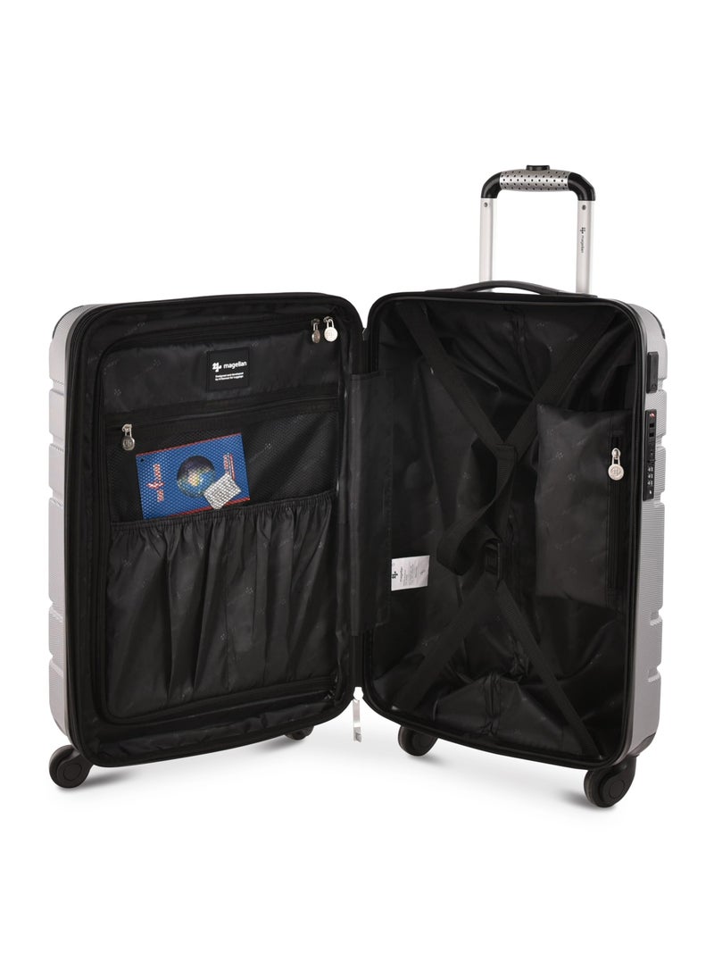 MAGELLAN - Magellan Carry On ABS Luggage Trolley Travel Bag 1Pc HK092-20 - Image 1