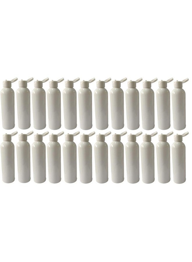 SHREE MAHA Refillable Plastic Bottles with White Flip Top Caps - 100ml Travel Size Cosmetic Containers, Leak Proof Squeeze Bottles for Toiletries, Shampoo (Pack of 10) - Image 1