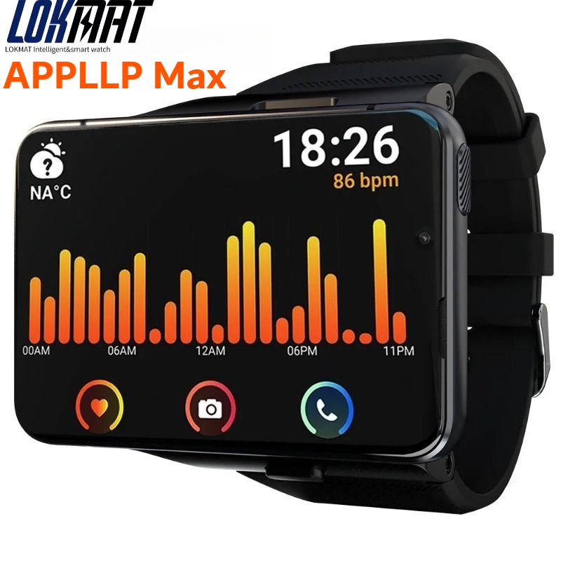 لقمات ساعة ذكية LOKMAT APPLLP MAX - أسود - Image 2
