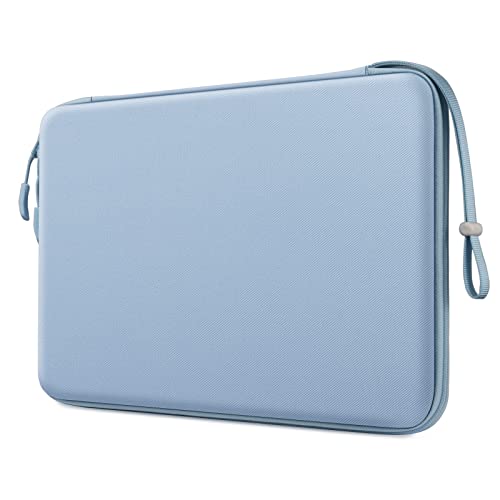 FINPAC Hard Laptop Sleeve Case for 13 inch MacBook Air M4 2025 A3240 M3 2024 A3113, 14 inch MacBook Pro M5/M4/M3/M2 A3434 A3401, 13" Air/Pro, Waterproof Case for Dell, Surface Laptop, HP, Ice Blue - Image 1