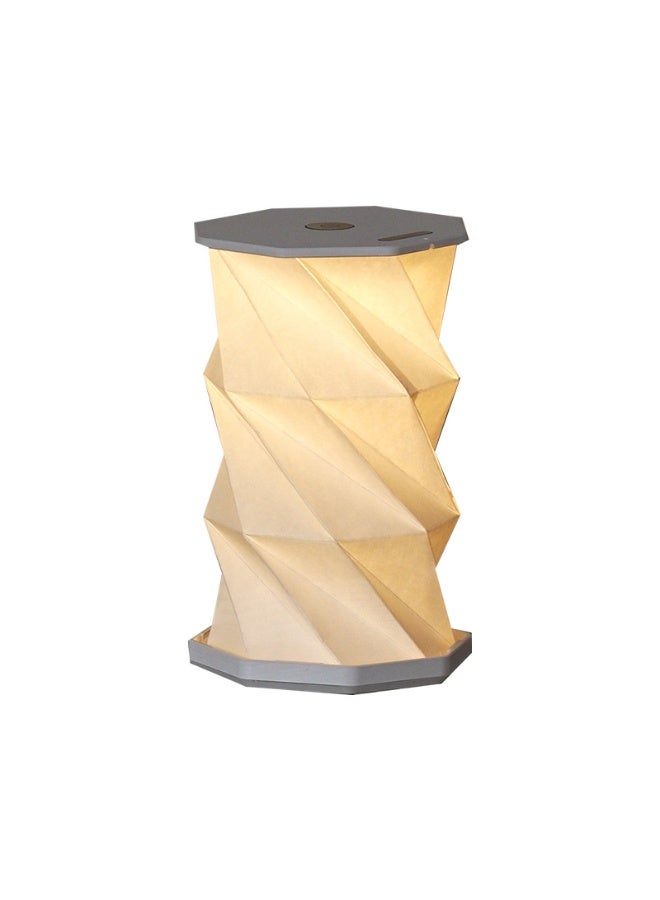 portable folding touch smart lamp with USB charging, touch dimming Chinese style smart lamp, suitable for bedroom living room,  travel gifts creative gifts, creative folding rotating lamp tent outdoor bedroom with sleeping origami atmosphere table lamp LED nightlight. - Image 5