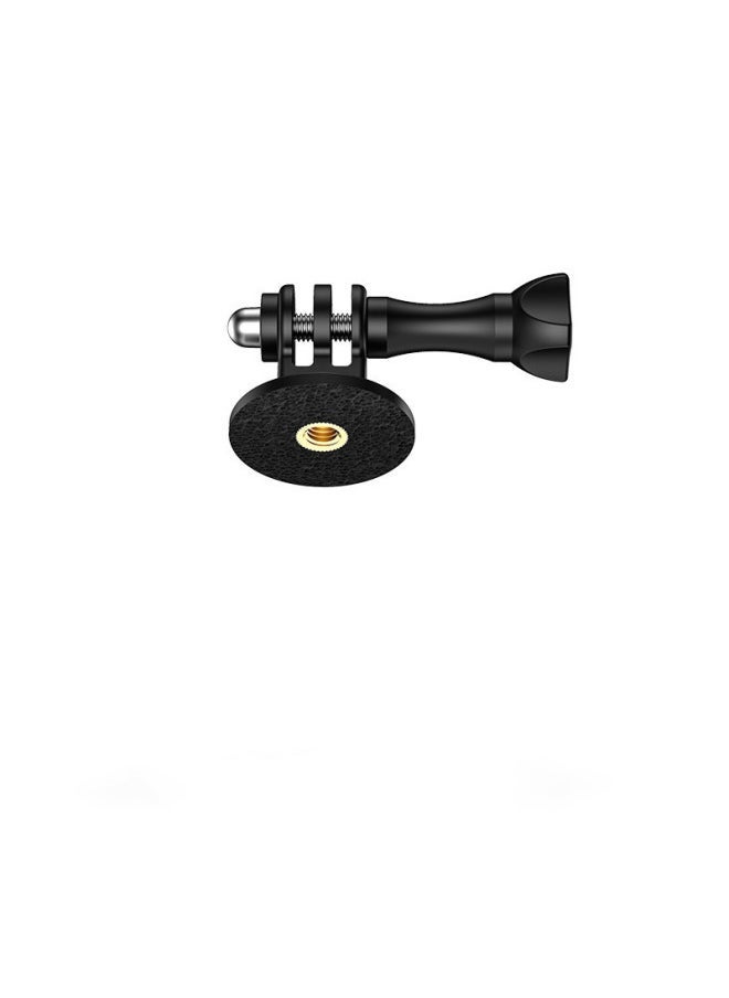Generic Sports Camera Adapter Ball Head 25mm Mobile Phone Bracket Pipe Clamp Fixed Base One Inch Double Ball Head Bar Accessories-Color:R16 Plastic Pan/tilt Base - Image 1