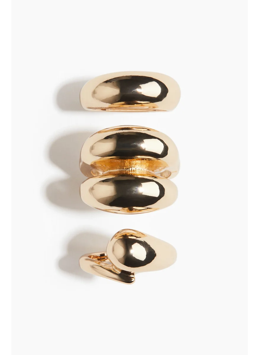 اتش اند ام 3-Pack Chunky Rings