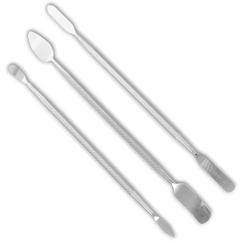Professional Opening Tool Kit Metal Flat Flexible Steel Crowbar Spudger Soft Blade Pry Bar Opener Broken Screen Glue Removal Repair Tools kit for Tablet Laptop Mobile Phone Smartphone Part (3 PIC) - Image 1
