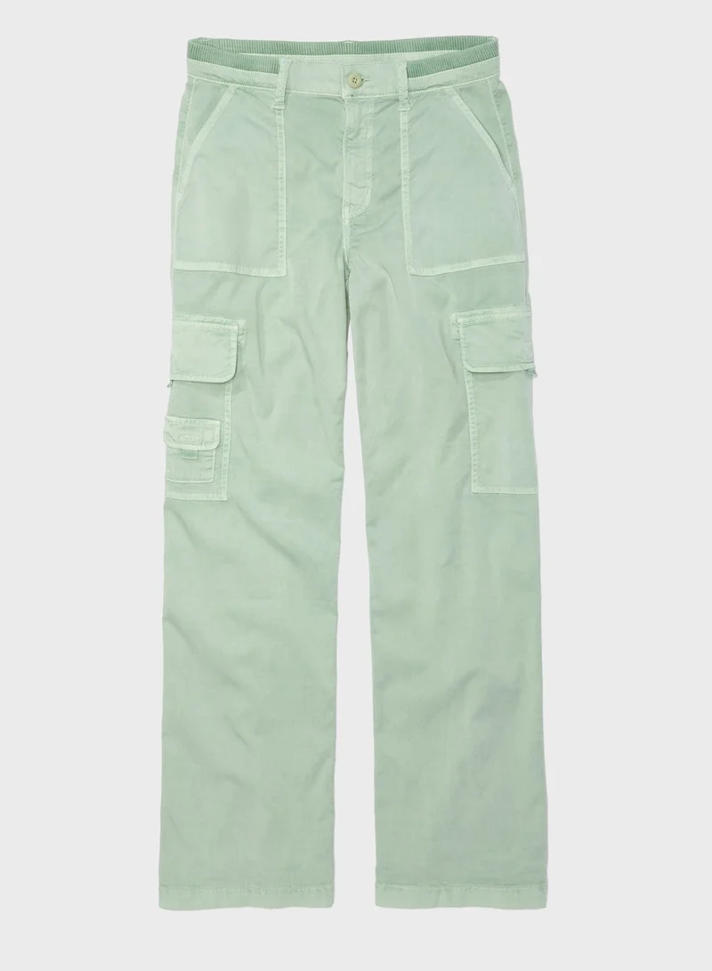 امريكان ايجل High Waist Wide Cargo Pants