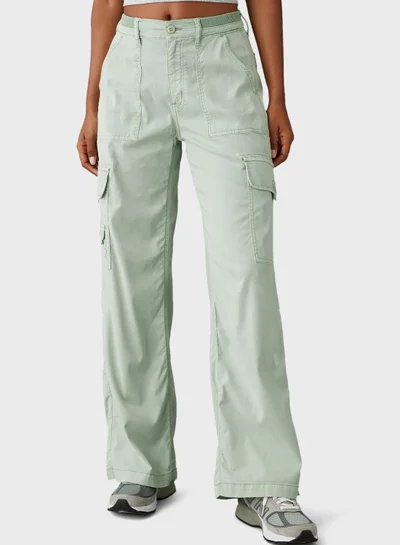 امريكان ايجل High Waist Wide Cargo Pants
