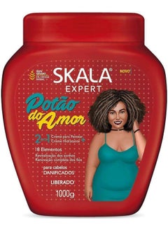 SKALA Skala Expert Potão do Amor 2-in-1 Hair Treatment & Conditioner – 1000g / 35.2 oz | Deep Repair, Moisture & Shine | For Curly, Dry, and Damaged Hair | Brazilian Vegan Hair Mask  - Image 1