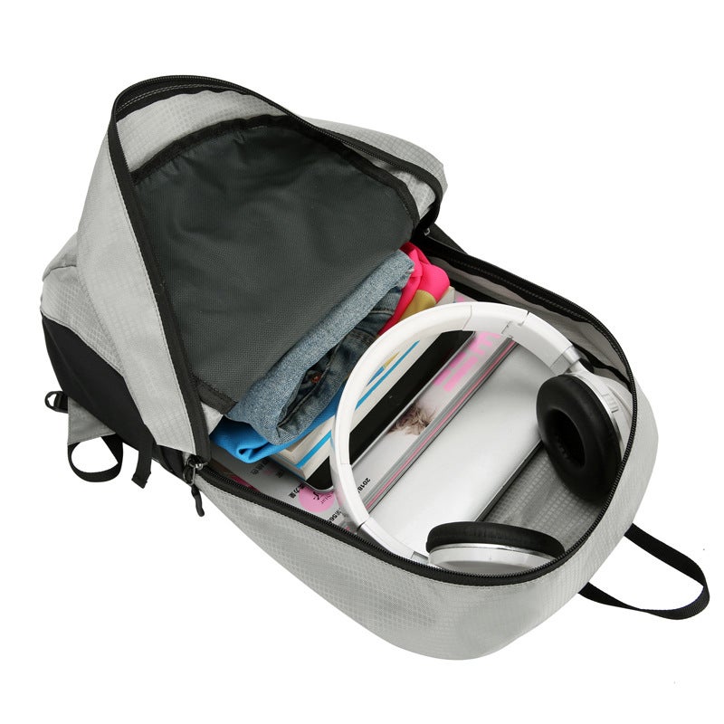 Foldable Waterproof Outdoor Backpack, Nylon Unisex Travel Bag Under 20L in Solid Colors - Image 5
