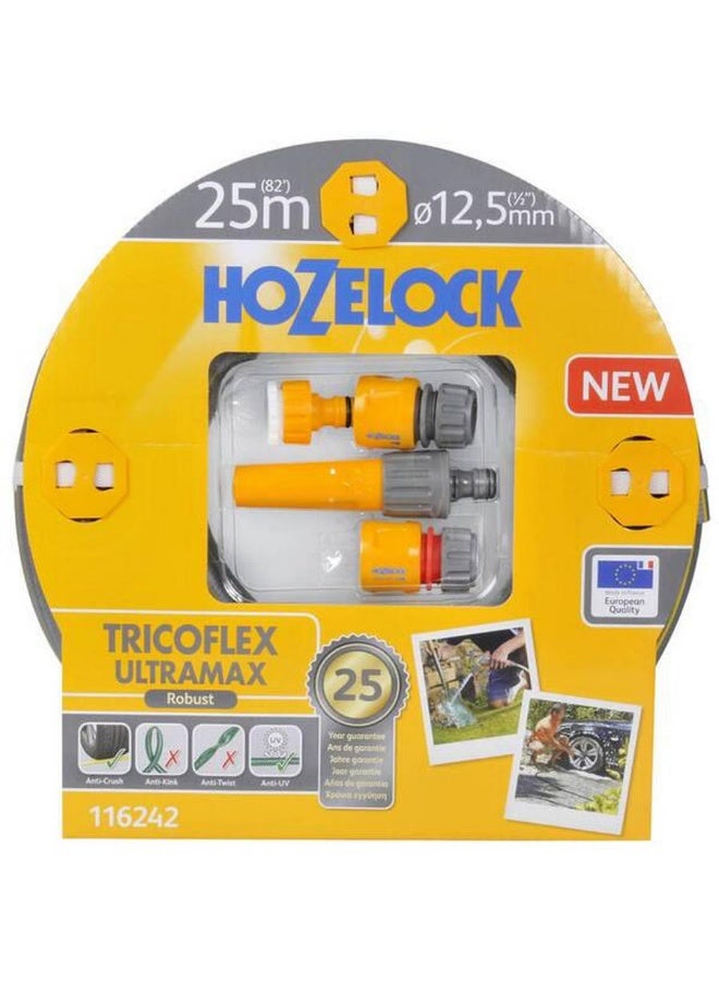 Hozelock Tricoflex Ultramax Robust Hose 25M Starter Set - Image 1