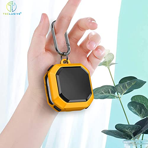 T Teclusive Luxury Defense Armor Protective Case Cover Compatible for Galaxy Buds Pro/Galaxy Buds Live with Hook Buckle | Unbreakable Defender Case (Blue) - Image 4