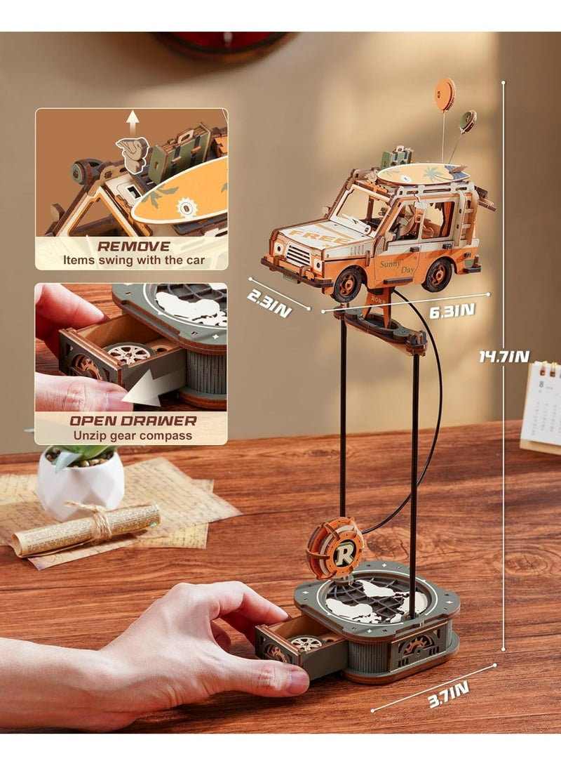 ROBOTIME ROKR Road Tripper Pendulum Balance Toy 3D Puzzle MCD03 - Image 3