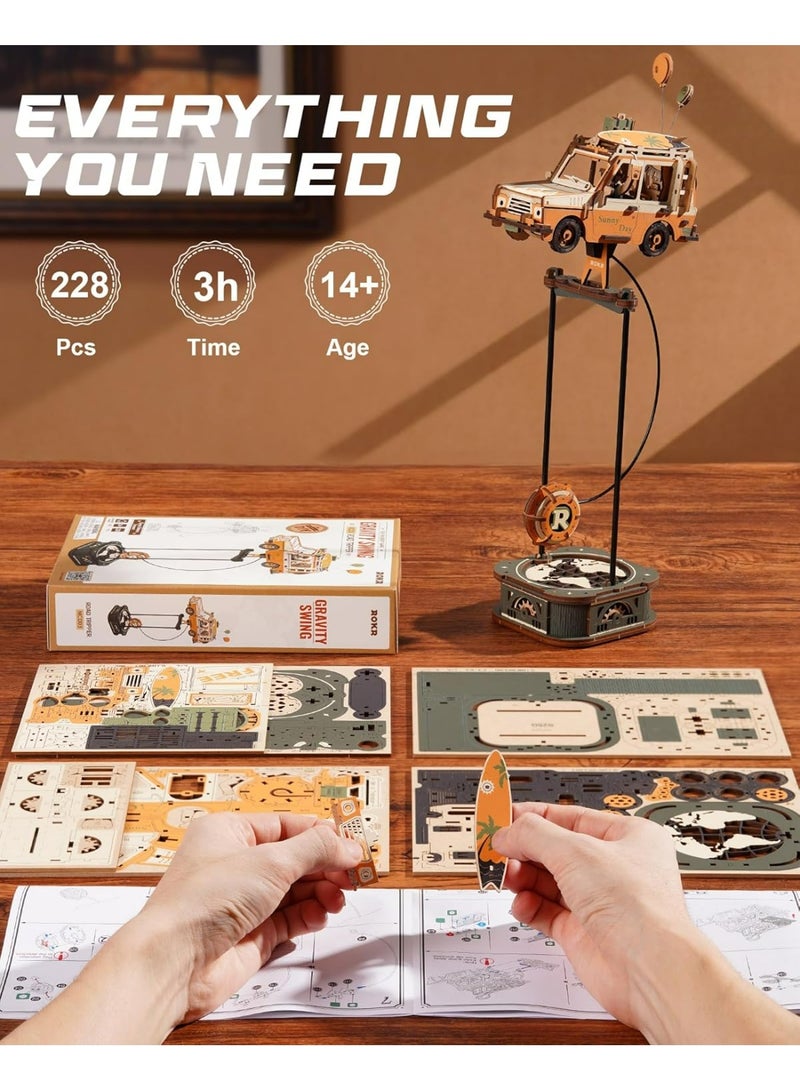 ROBOTIME ROKR Road Tripper Pendulum Balance Toy 3D Puzzle MCD03 - Image 4