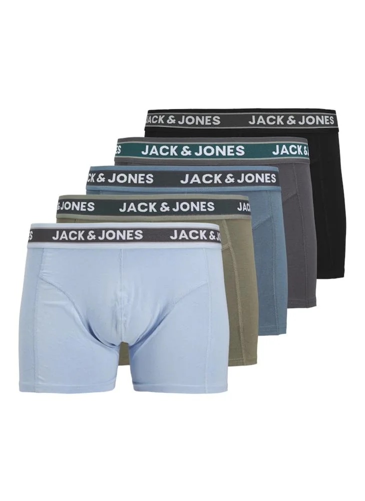 جاك اند جونز Jacevan 5 Pack Logo Band Trunks