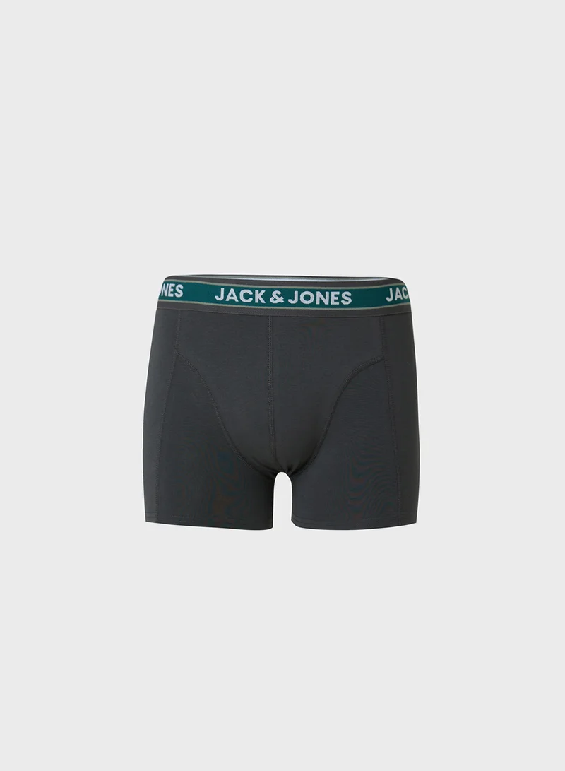 JACK & JONES Jacevan 5 Pack Logo Band Trunks
