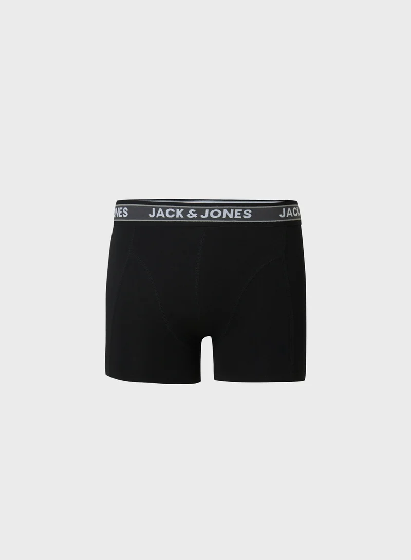 JACK & JONES Jacevan 5 Pack Logo Band Trunks