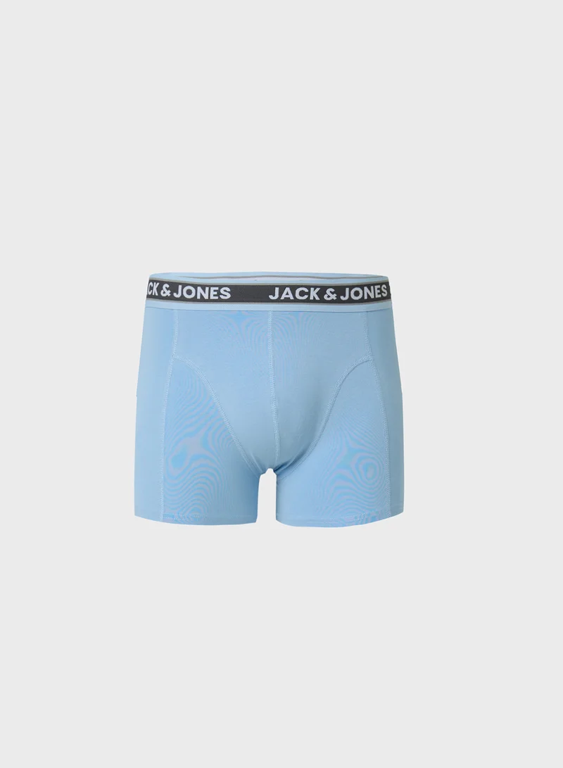 JACK & JONES Jacevan 5 Pack Logo Band Trunks