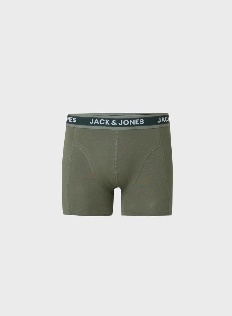 JACK & JONES Jacevan 5 Pack Logo Band Trunks
