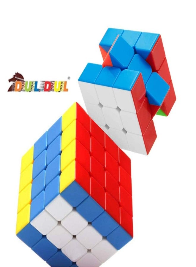 دول دول مكعب السرعة DUL DUL 3×3×3، مكعب السرعة 4×4×4 بدون ملصقات، سرعة فائقة، انسيابية للغاية، مكعب ألغاز مُركّب | مكعب سحري مُركّب | درّب عقلك لحركة أسرع - Image 3