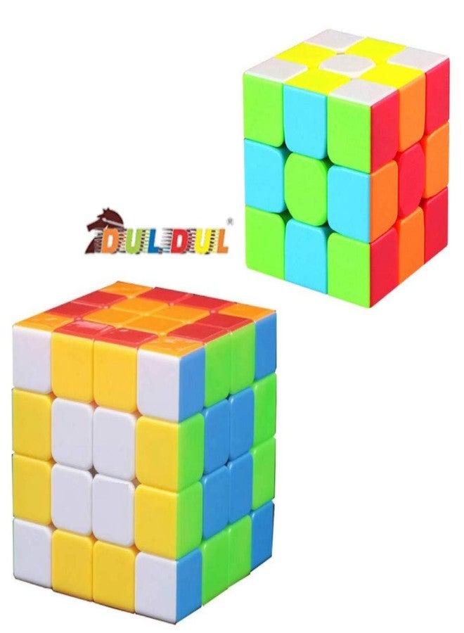 دول دول مكعب السرعة DUL DUL 3×3×3، مكعب السرعة 4×4×4 بدون ملصقات، سرعة فائقة، انسيابية للغاية، مكعب ألغاز مُركّب | مكعب سحري مُركّب | درّب عقلك لحركة أسرع - Image 2