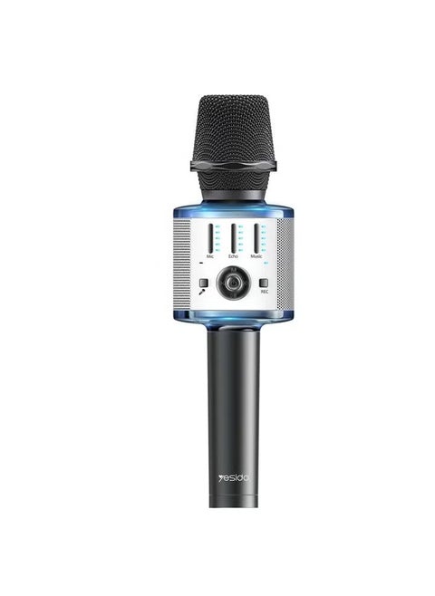 KR10 Wireless Bluetooth Microphone Cordless Handheld Karaoke Microphone Support TF Card