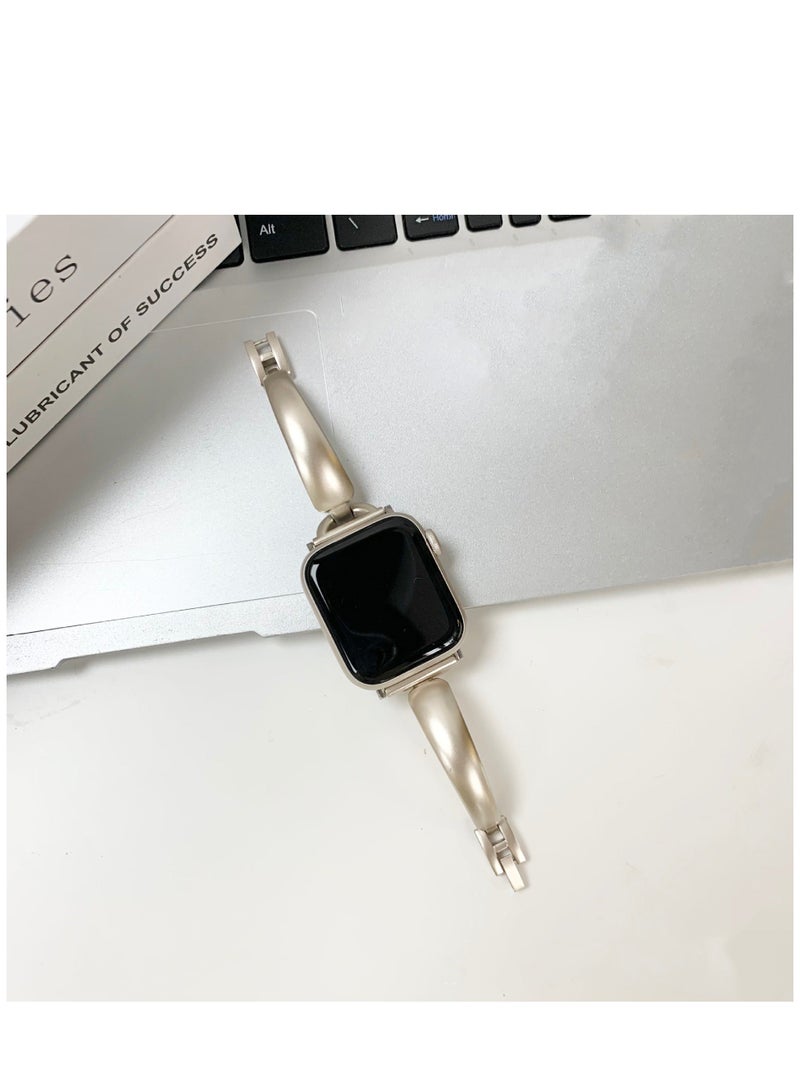 Beauenty D-shaped Metal Bracelet Curved Suitable For Apple iwatch 8th Generation