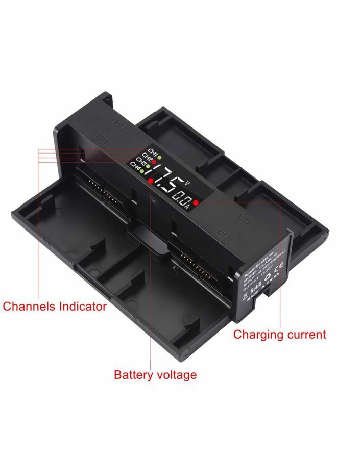 Hanatora 4 in 1 Foldable Battery Charging Hub for DJI Mavic 2 Pro/Zoom/Enterprise Drone,Multiple Charger Accessories with Charge Indicator LCD Display - Image 4