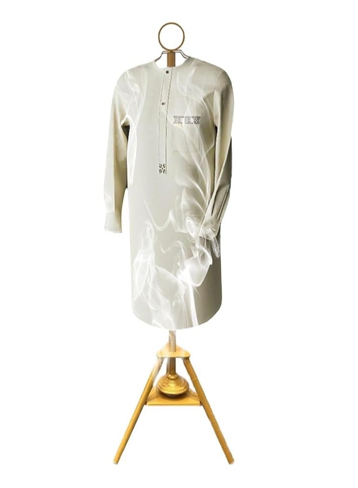 ADAK Vertical clothes steamer and stand for steaming clothes, gold color, 175 cm - Image 4