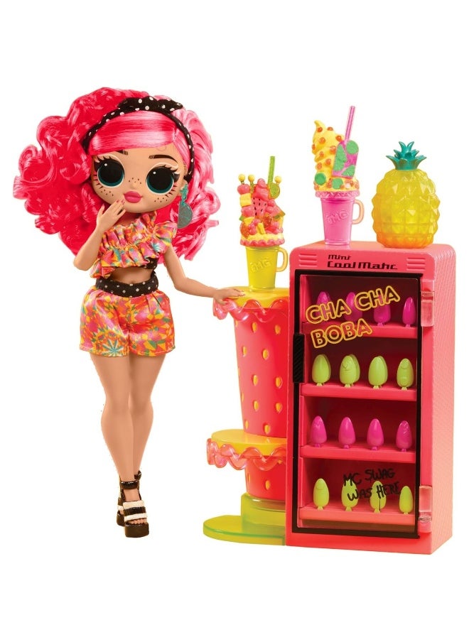 L.O.L. SURPRISE! LOL Surprise OMG Sweet Nails Pinky Pops Fruit Shop Fashion Doll & Nails Playset  - Image 1