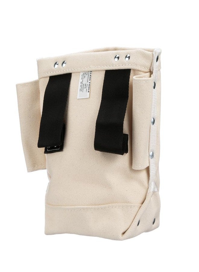 Klein Tools 5416 Tool Pouch, Small Tool Bag for Bolt Storage with Bull Pin Loops and Belt Strap Connect, 5 x 10 x 9-Inch - Image 5