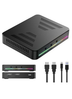 Capture Card 4K@60Hz 1080p@240Hz 4K@30Hz 1080p@120Hz Pass Through Capture Card for Streaming and Gaming USB3.0 Video Capture Card for Xbox x s One, PS5 4 Switch Windows Mac HDR 10 and VRR Support