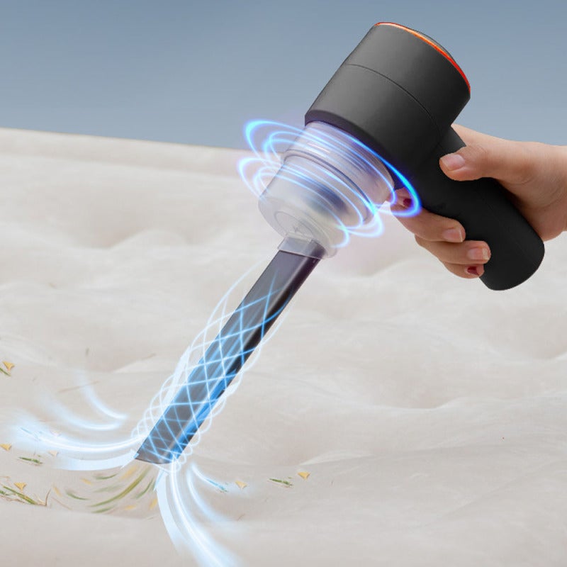 Cordless Electric Inflator: Black Compact Portable Device - Versatile 4-in-1 Function with Illumination Cooling for Outdoor Camping Hiking Beach Trips - Image 3