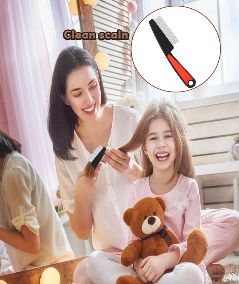 INIMAGINE 2 Pcs Dandruff Remover Comb, Dandruff Comb, Easy to Carry Comb Scalp Cleaning Comb Dandruff Healthy Scalp Energy Massage Comb Suitable for Both Men and Women ﻿ - Image 4