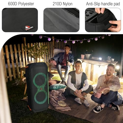 TXEsign Mesh Speaker Cover for JBL PartyBox 710 Party Speaker, Slip Cover Protective Sleeve Case Replacement Sleeve Accessories for PartyBox 710 - Image 5