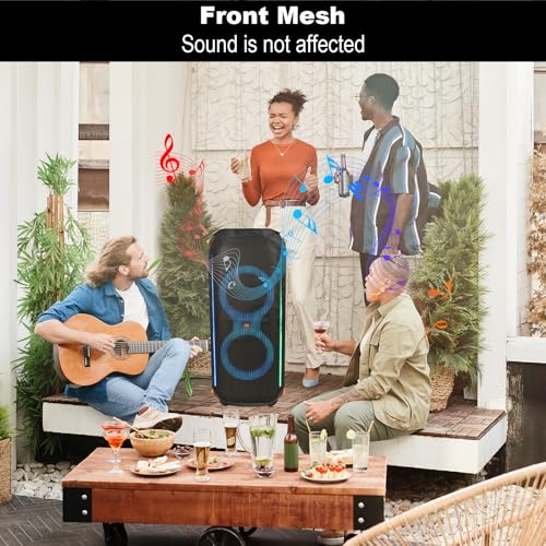 TXEsign Mesh Speaker Cover for JBL PartyBox 710 Party Speaker, Slip Cover Protective Sleeve Case Replacement Sleeve Accessories for PartyBox 710 - Image 4