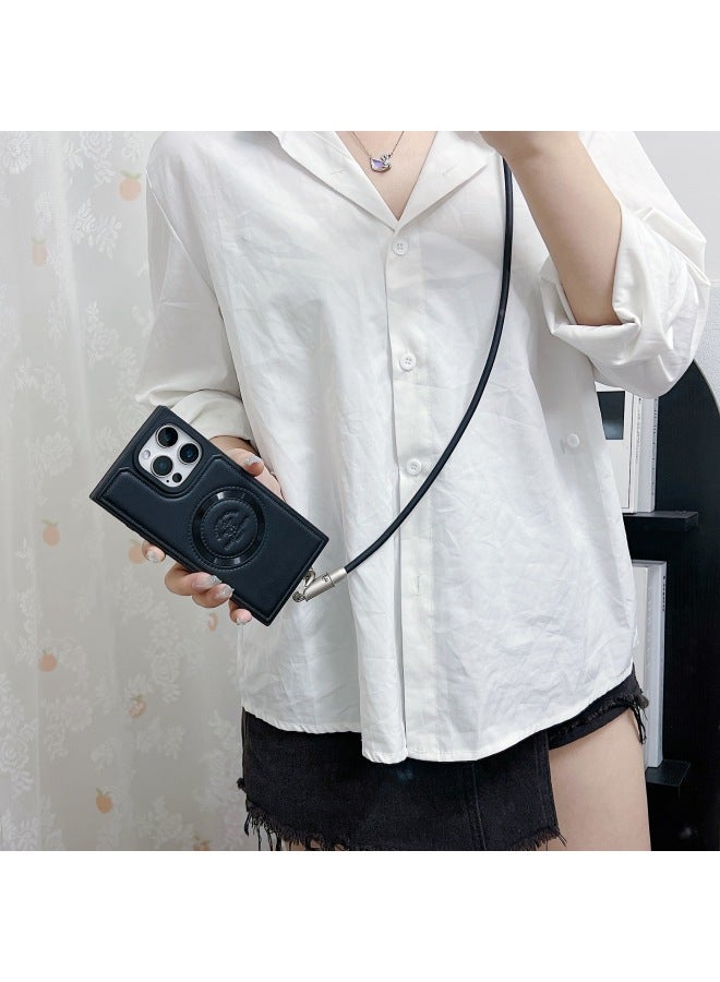 إسكدنيا كابل بيانات سلكي من السيليكون الحقيقي للشحن السريع للهاتف المحمول، شحن معلق للرقبة اثنين في واحد، مادة صديقة للبشرة - اللون: أرجواني Pd - Image 4