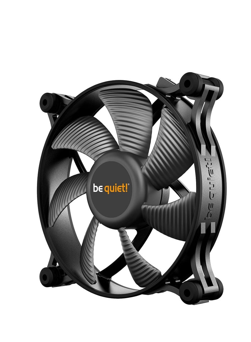be quiet! be quiet! Shadow Wings 2 120mm PWM Silent Low Noise Cooling Fan | Low Noise Operation | Rubber Fan Frame | Designed in Germany | Black | BL085  - Image 2