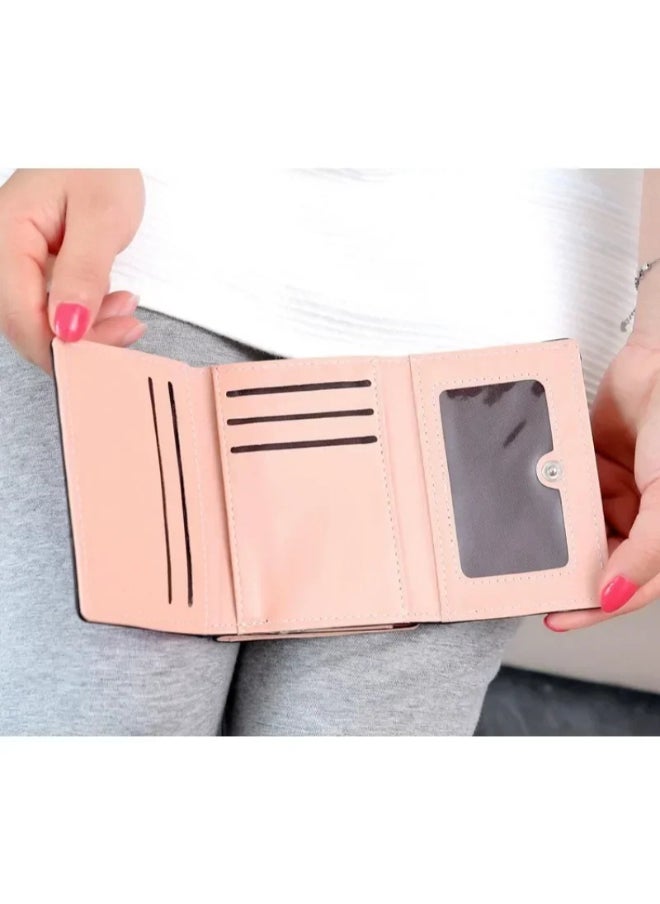 Generic Chamoiseather Leather Flip Wallet & Card Holder with Multiple  Pockets - Black  - Image 4