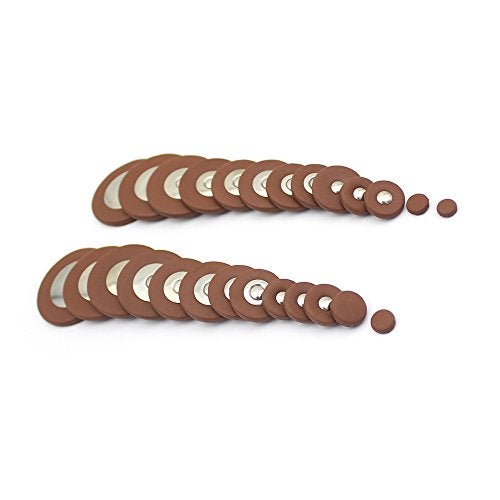 Mowind 26 Pieces Leather Pads Replacement for Alto Saxophone Sax Accessory - Image 3