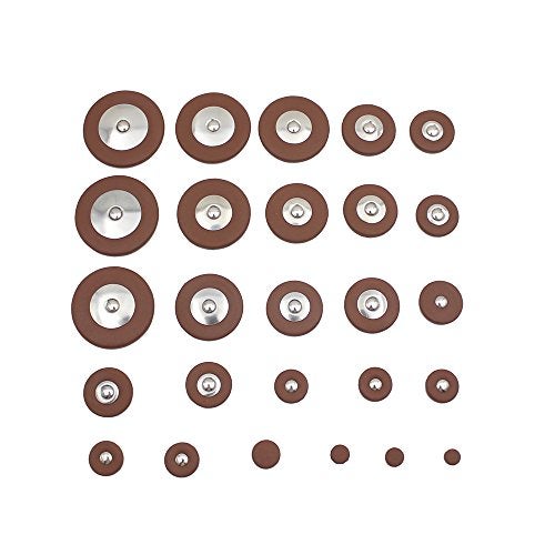 Mowind 26 Pieces Leather Pads Replacement for Alto Saxophone Sax Accessory - Image 1